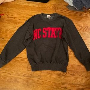 NC State Grey Crewneck